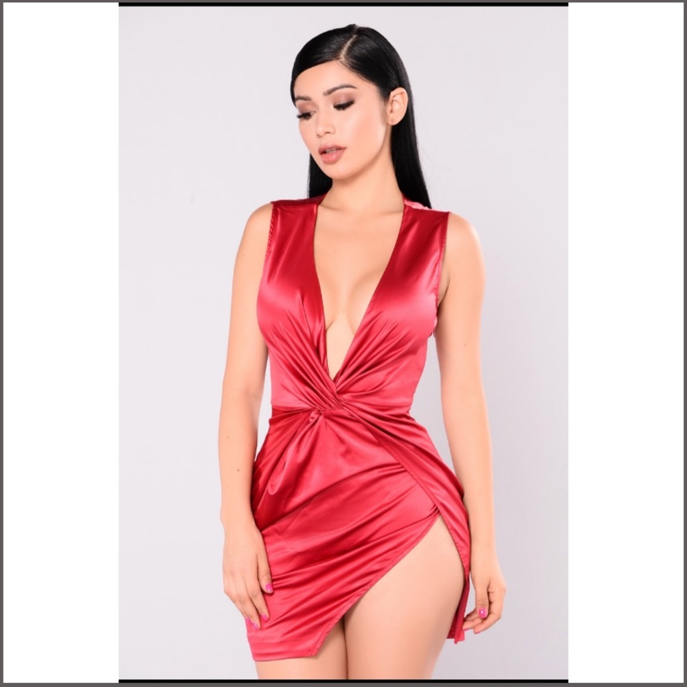 Fashion Nova Mini Red Dress